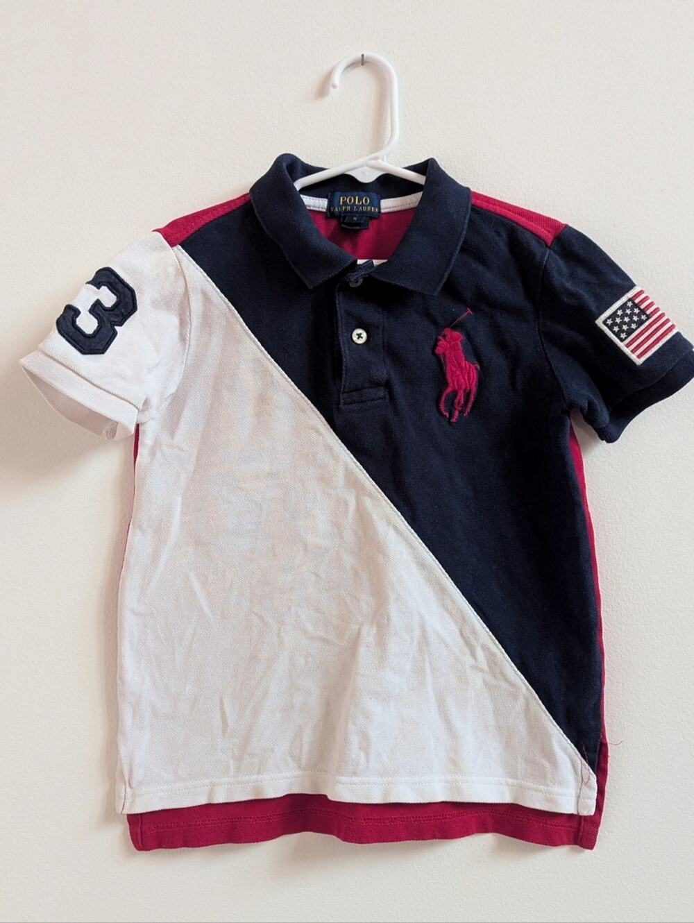 Polo Ralph Lauren Shirt 5T Boys Iconic Pony Collared